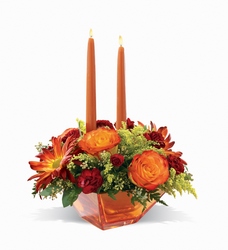 Fall Harvest Centerpiece from Visser's Florist and Greenhouses in Anaheim, CA